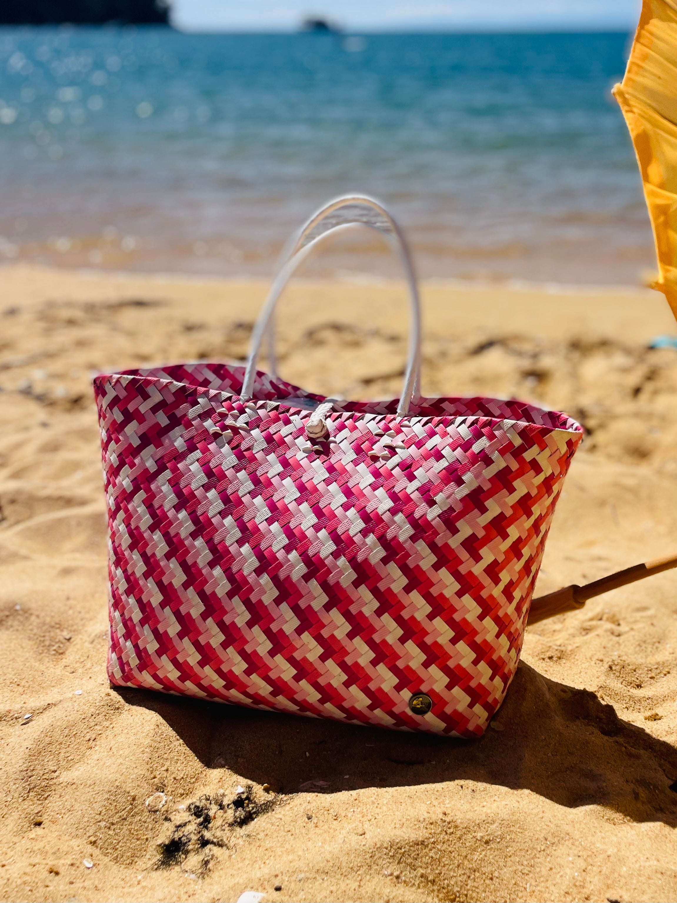 Pixel Pink Patterned Bag