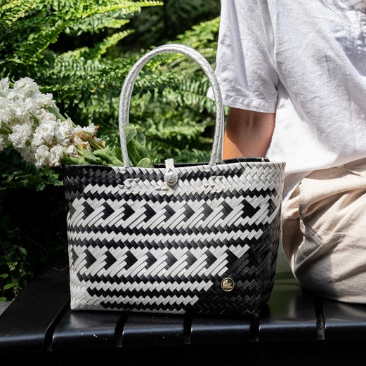Black & White Patterned Bag
