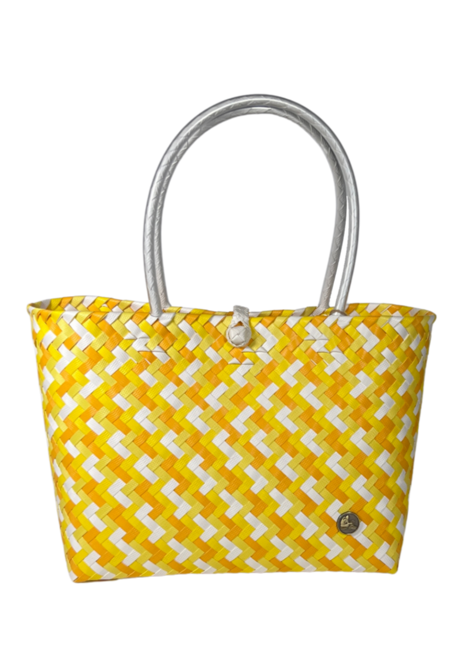 Pixel Yellow Patterned Bag