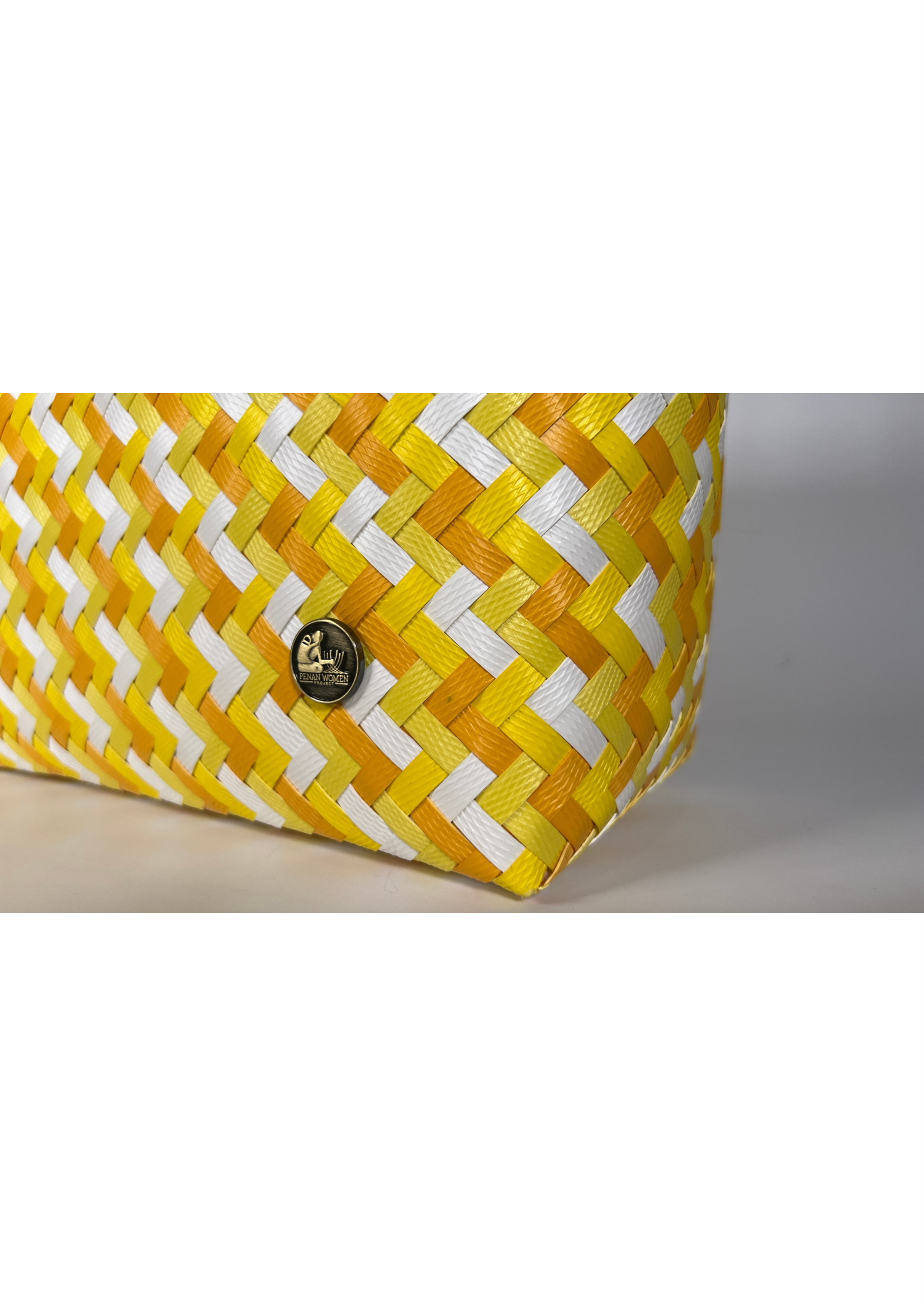 Pixel Yellow Patterned Bag