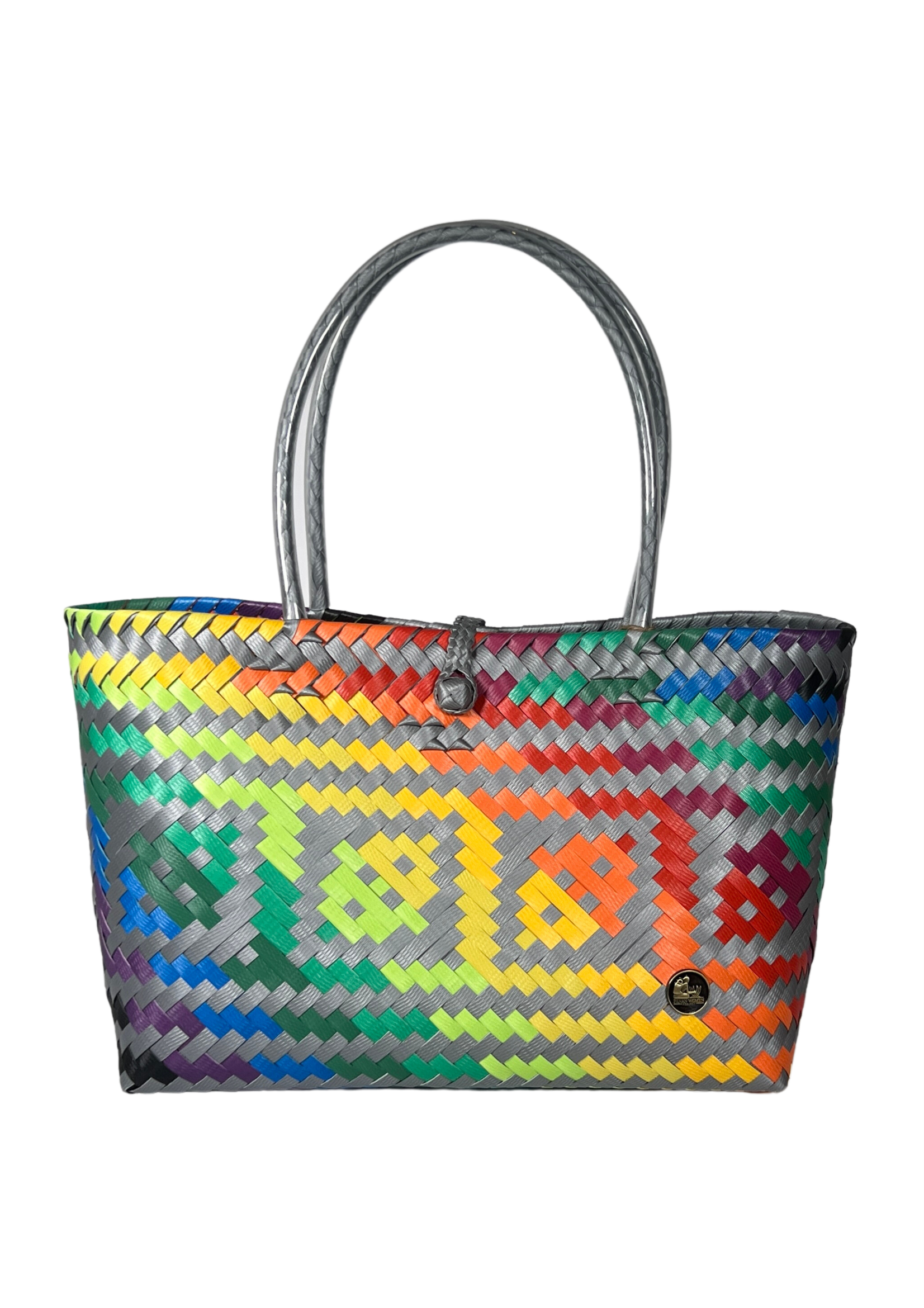 Multi Silver Patterned Bag