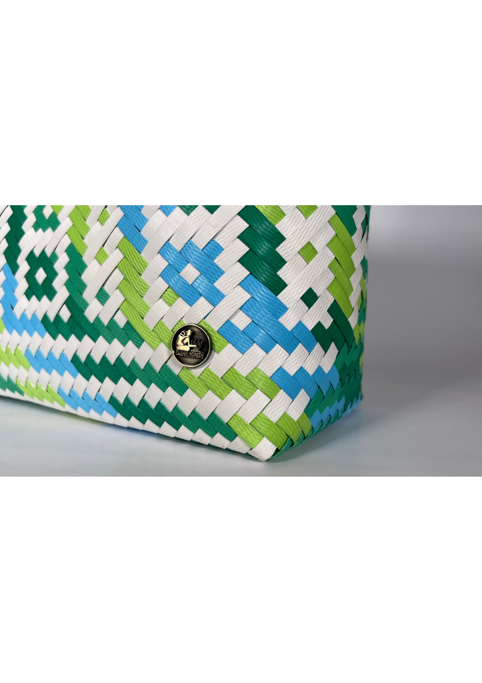 Ocean & Green Patterned Bag