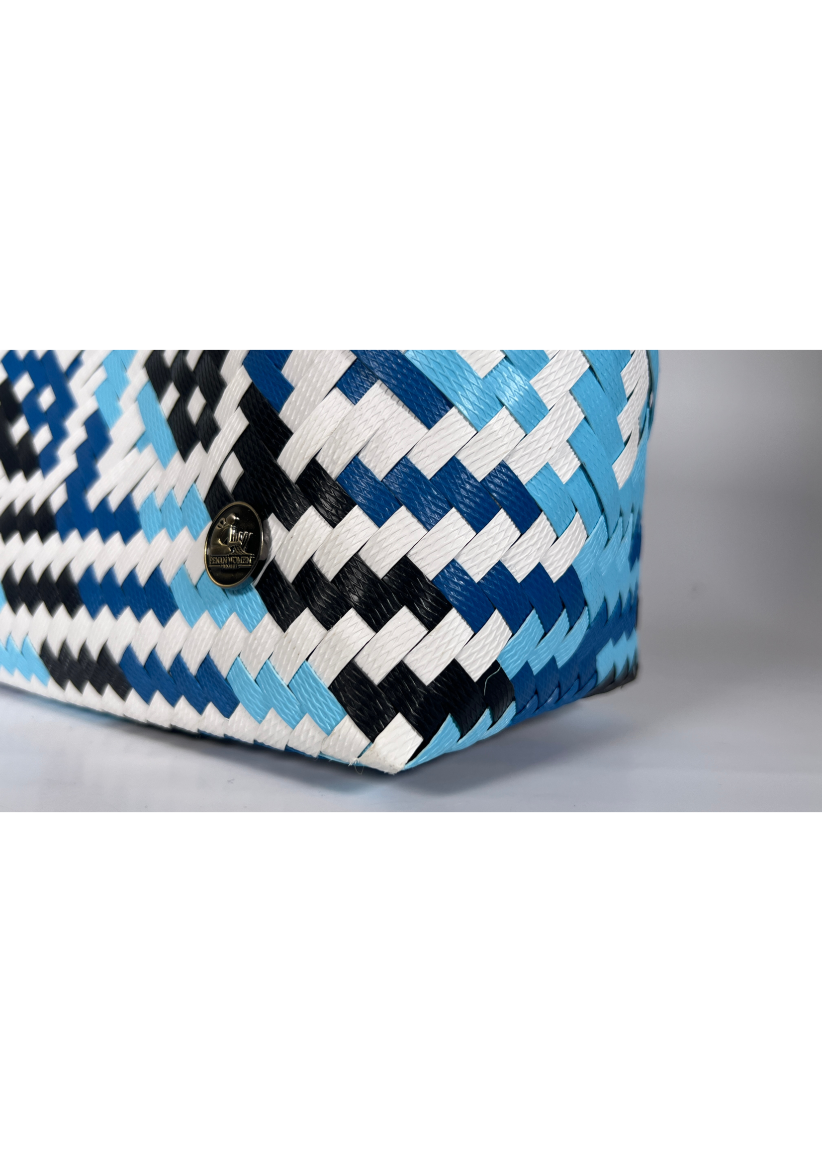 Ocean & Black Blue Patterned Bag
