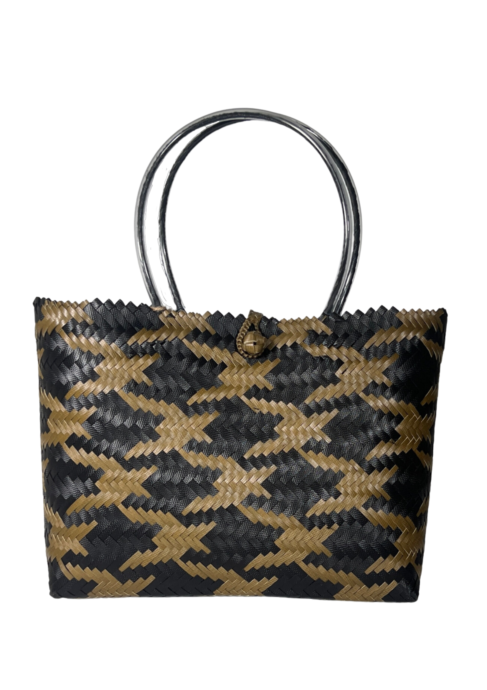 Crane Black & Olive Patterned Bag