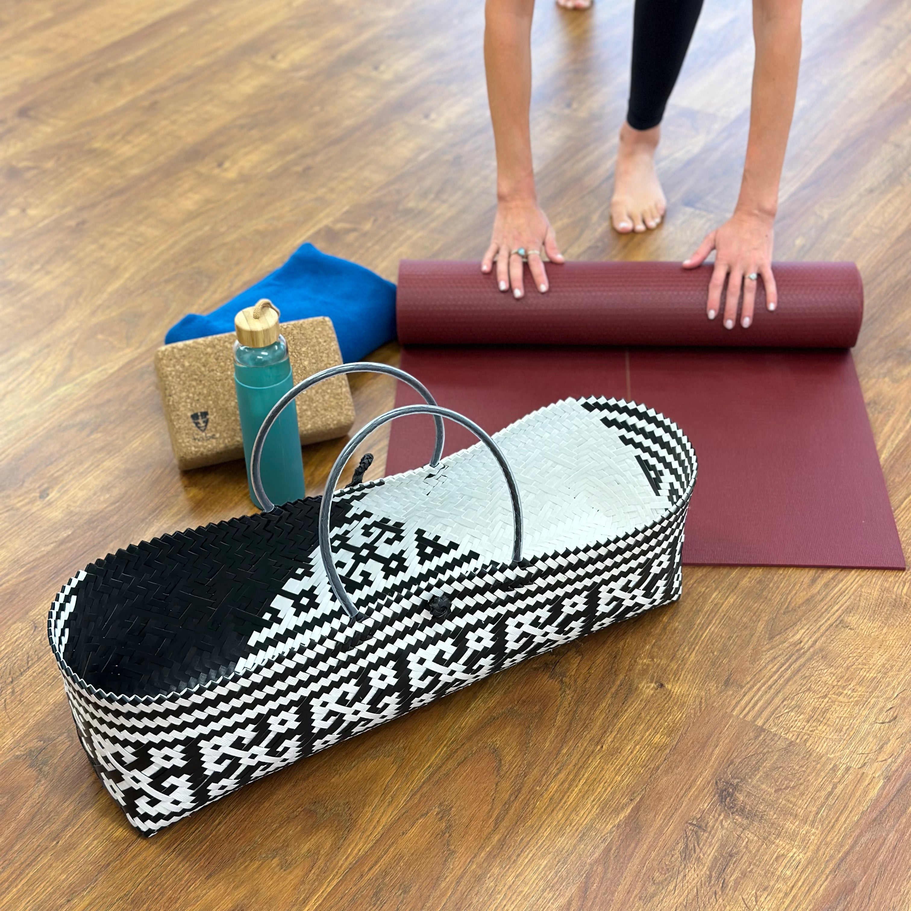 Black & White Yoga Bag
