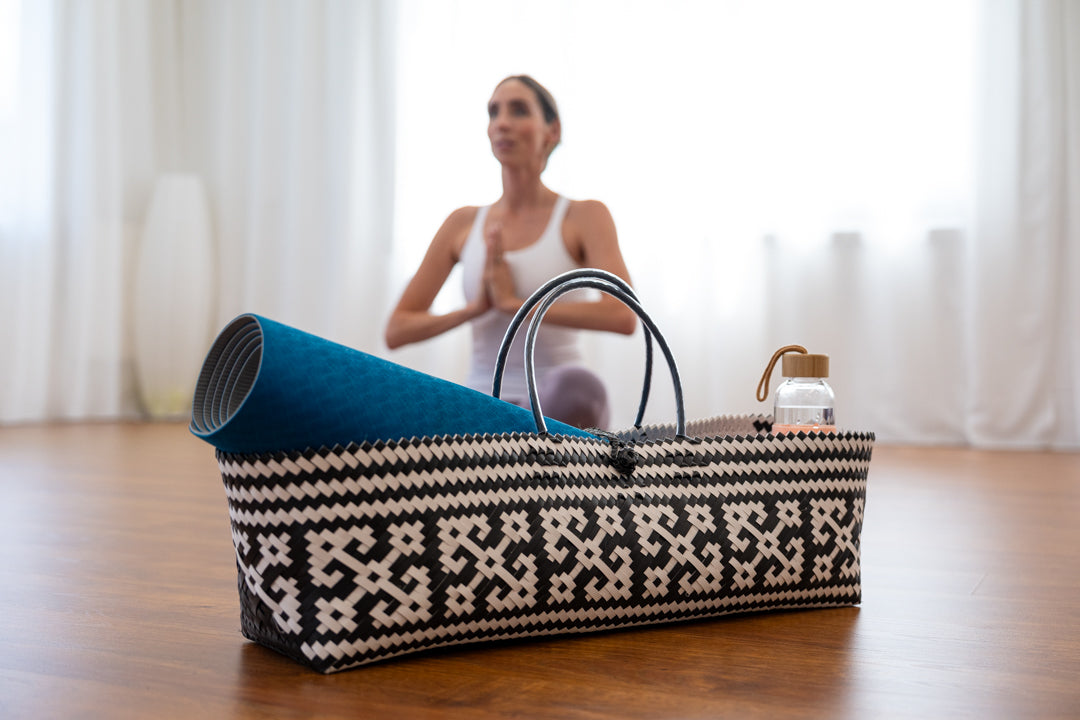 Black & White Yoga Bag