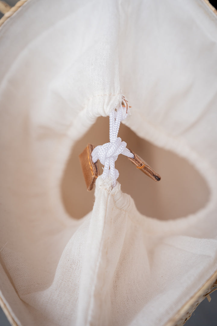 Rattan Slimline Tote