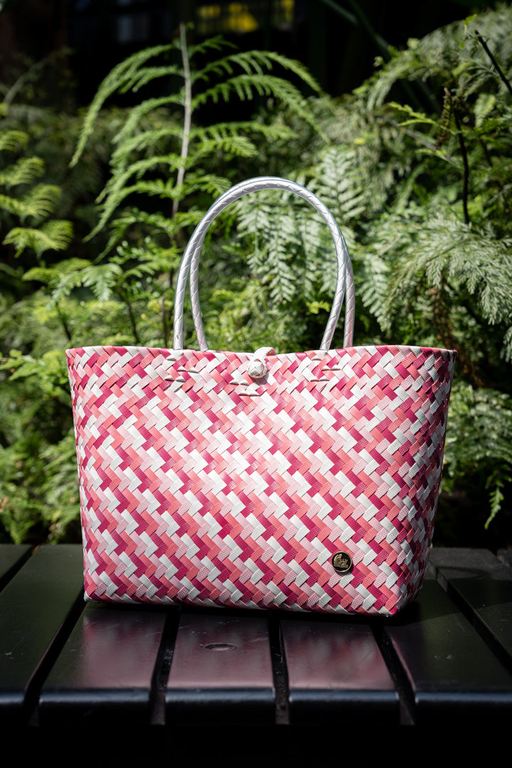 Pixel Pink Patterned Bag