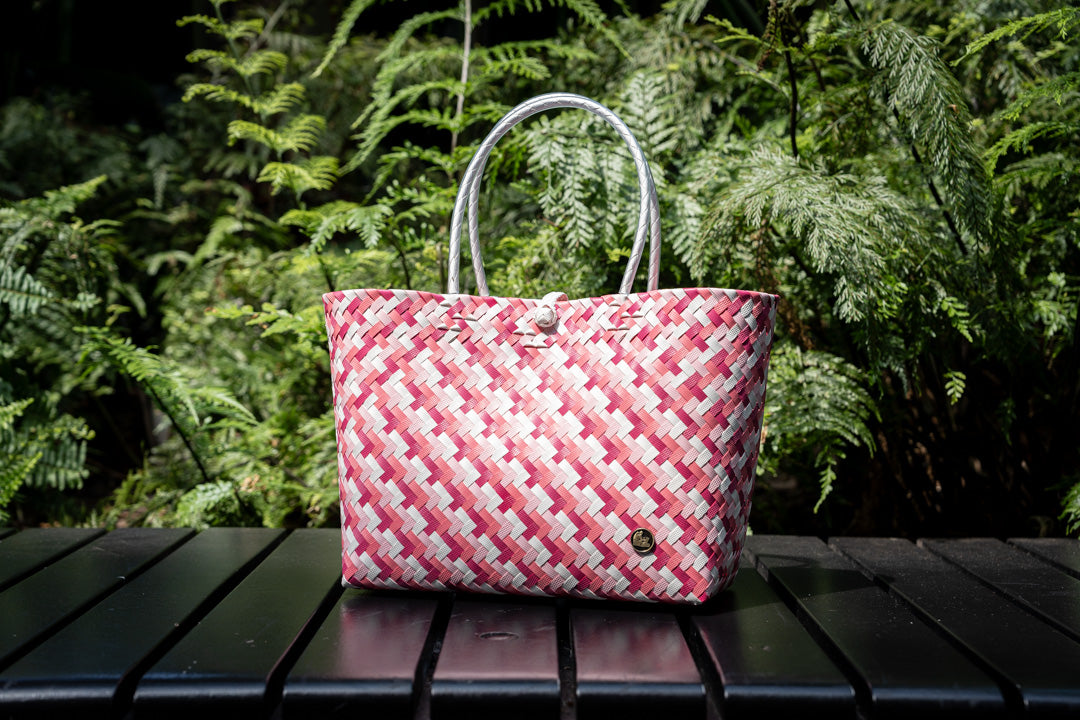 Pixel Pink Patterned Bag