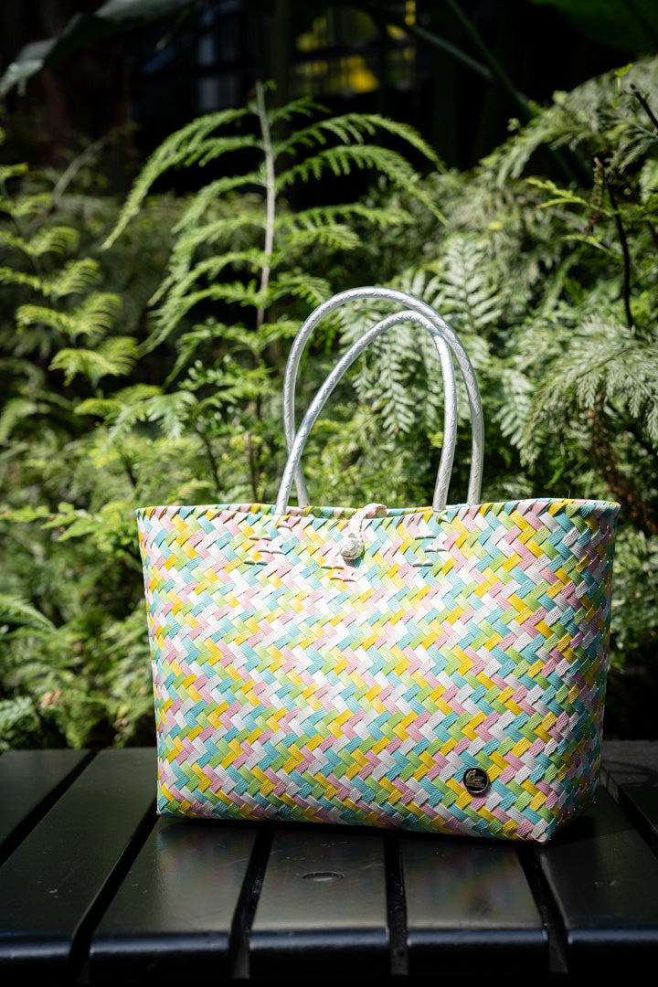 Pixel Pastel Patterned Bag