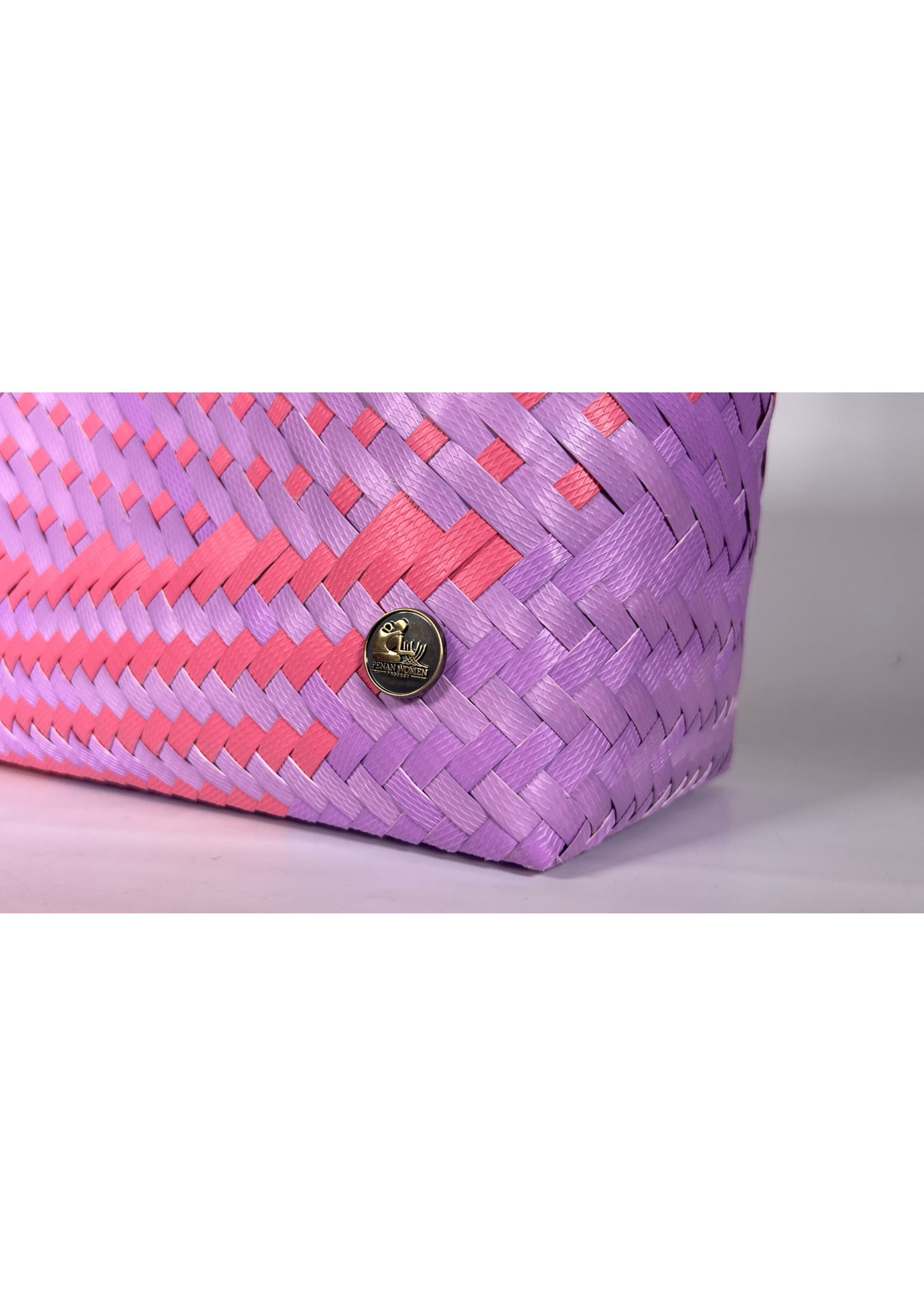 Pink & Lilac Patterned Bag