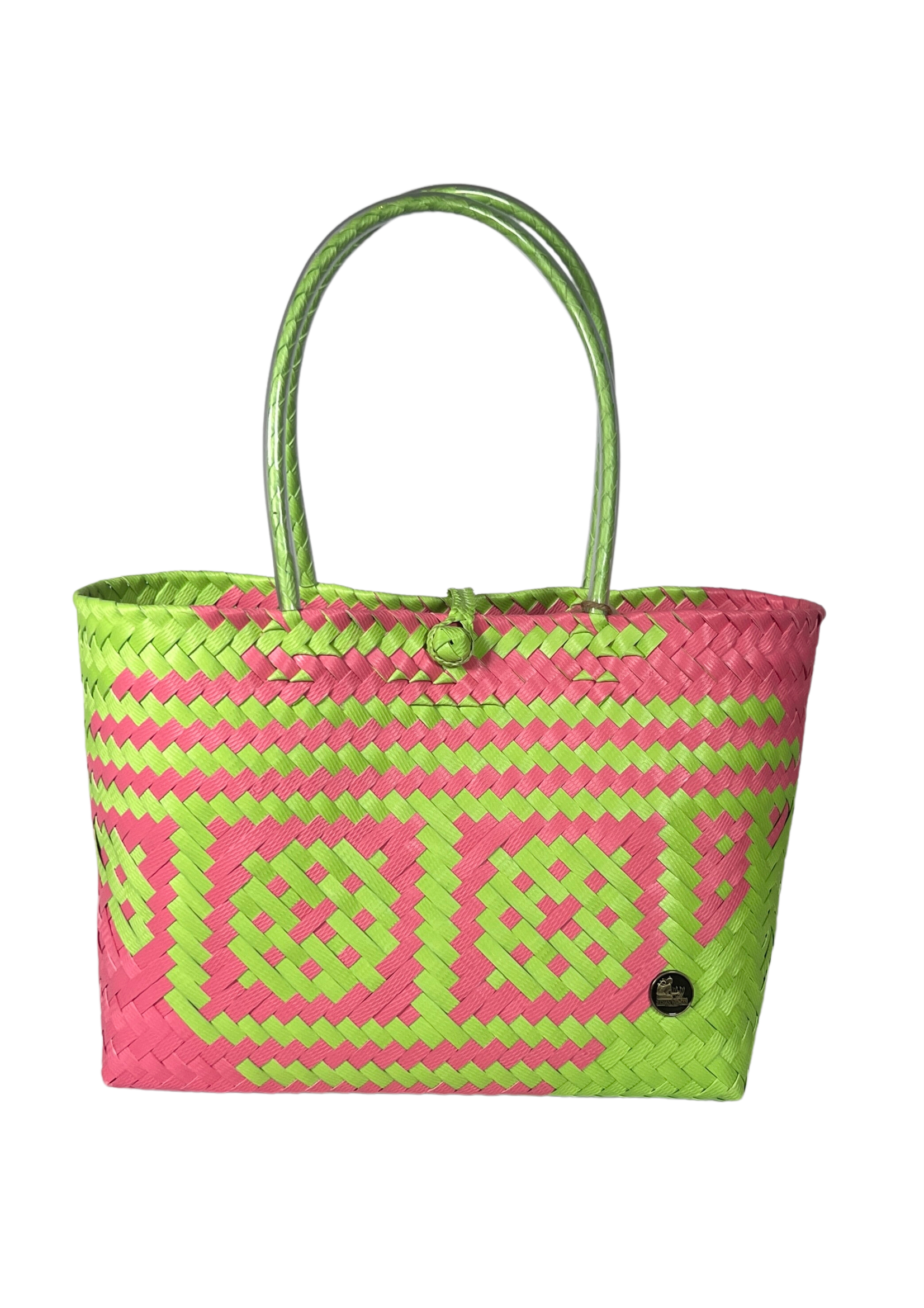 Pink & Leaf Patterned Bag