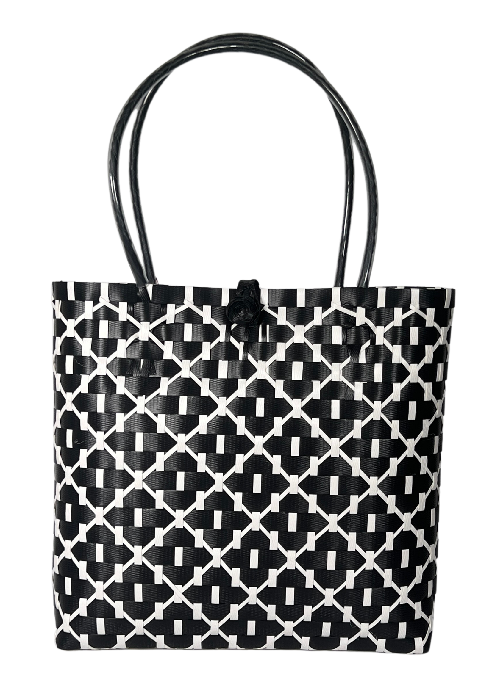 Chanel Black and White Patterned Bag